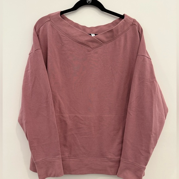 Fabletics Tops - Fabletics Pink Crew Neck Sweatshirt, Woman’s medium